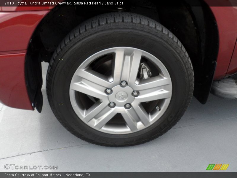 Salsa Red Pearl / Sand Beige 2010 Toyota Tundra Limited CrewMax