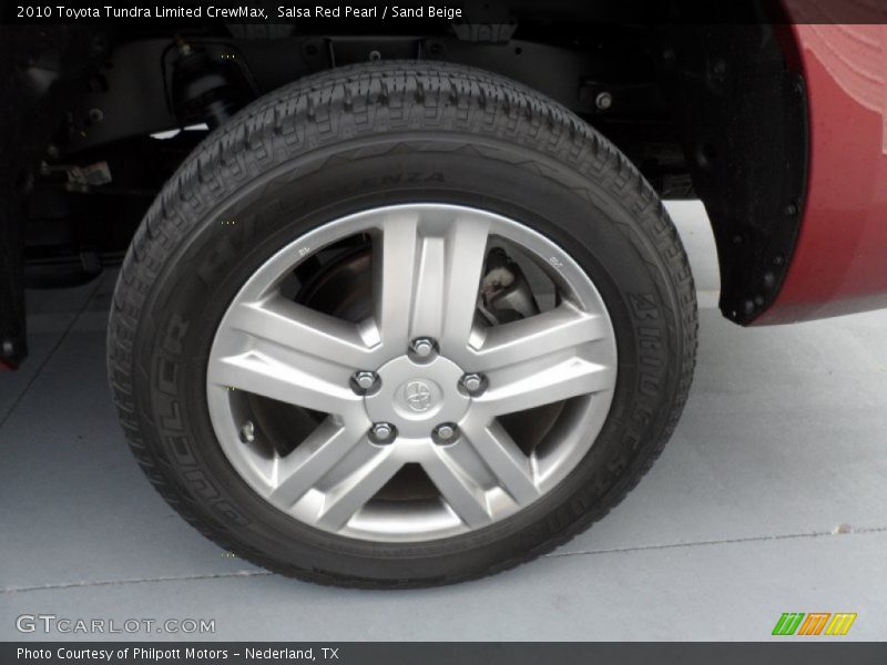 Salsa Red Pearl / Sand Beige 2010 Toyota Tundra Limited CrewMax