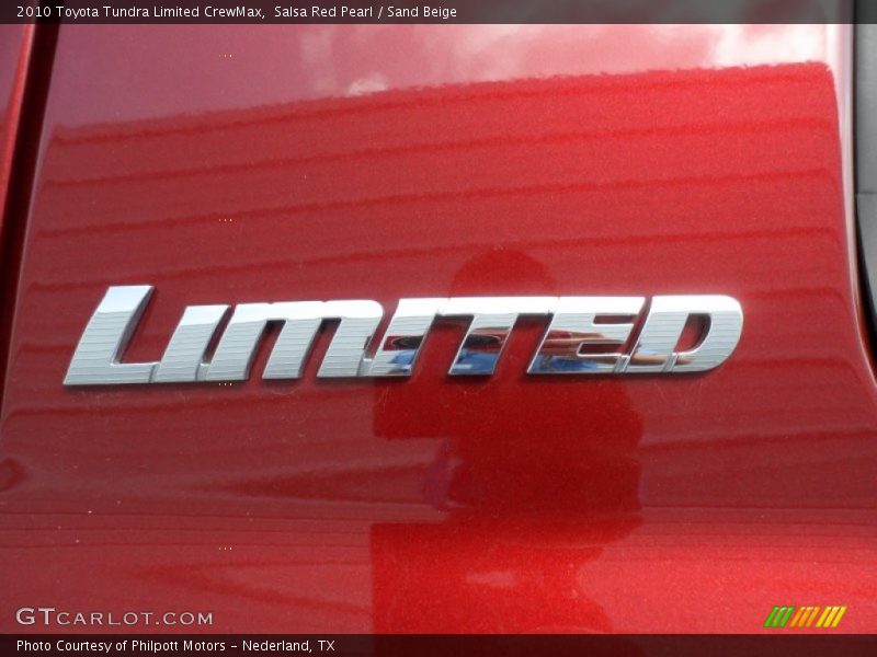 Salsa Red Pearl / Sand Beige 2010 Toyota Tundra Limited CrewMax