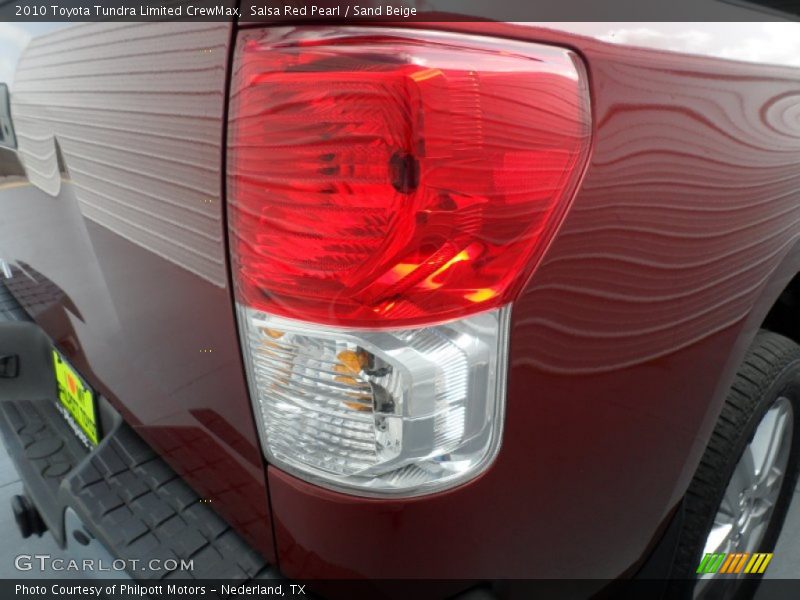 Salsa Red Pearl / Sand Beige 2010 Toyota Tundra Limited CrewMax