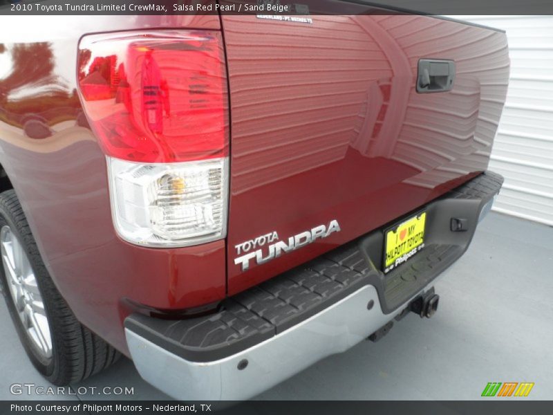 Salsa Red Pearl / Sand Beige 2010 Toyota Tundra Limited CrewMax