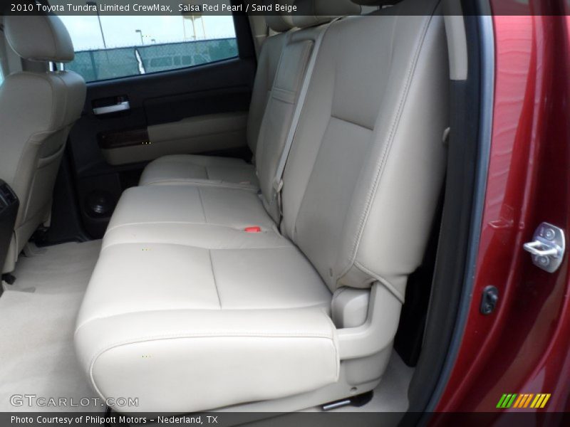 Salsa Red Pearl / Sand Beige 2010 Toyota Tundra Limited CrewMax