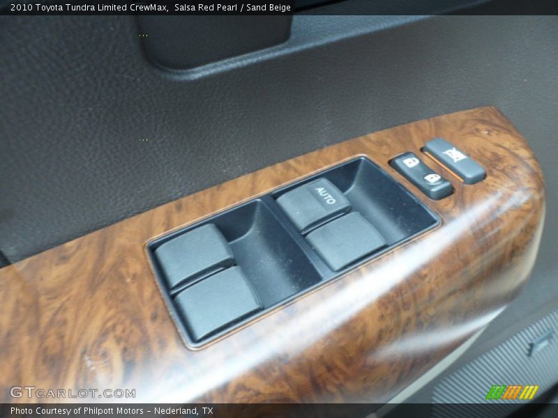 Salsa Red Pearl / Sand Beige 2010 Toyota Tundra Limited CrewMax