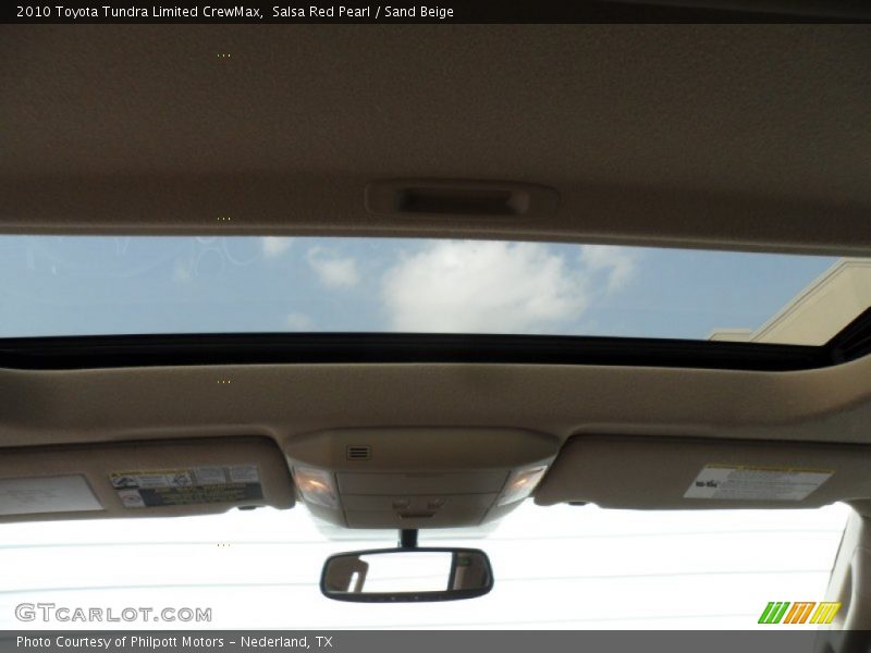 Salsa Red Pearl / Sand Beige 2010 Toyota Tundra Limited CrewMax