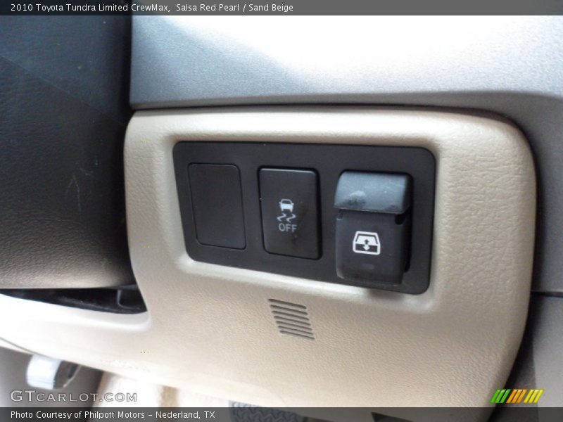 Salsa Red Pearl / Sand Beige 2010 Toyota Tundra Limited CrewMax