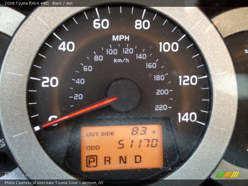 Black / Ash 2008 Toyota RAV4 4WD