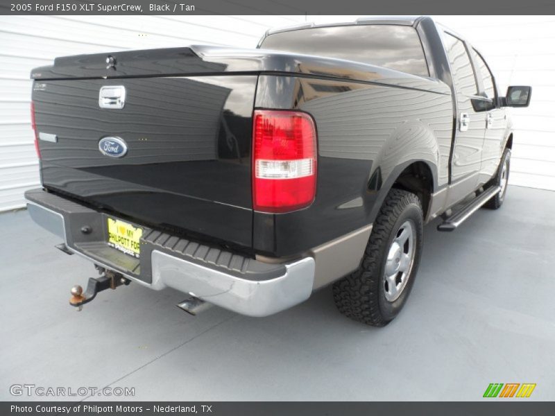 Black / Tan 2005 Ford F150 XLT SuperCrew