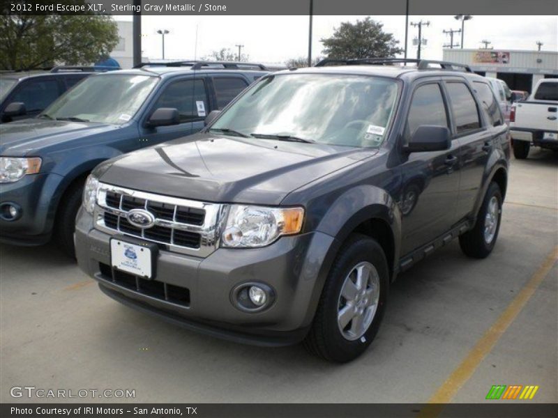 Sterling Gray Metallic / Stone 2012 Ford Escape XLT