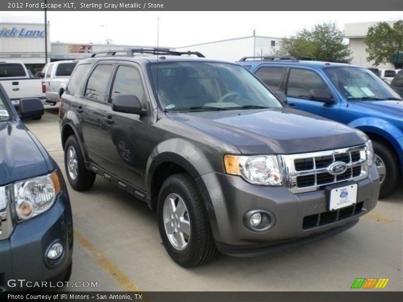 Sterling Gray Metallic / Stone 2012 Ford Escape XLT