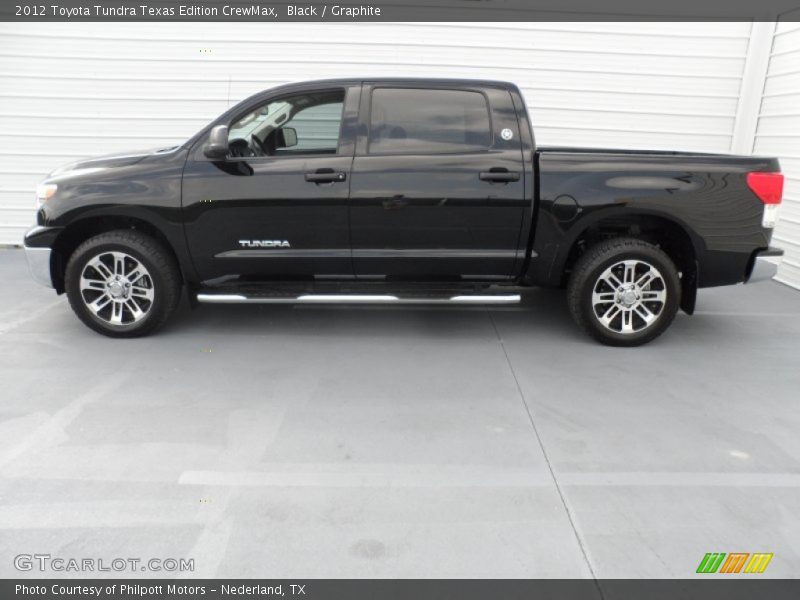 Black / Graphite 2012 Toyota Tundra Texas Edition CrewMax