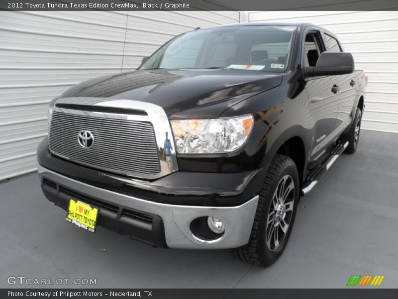 Black / Graphite 2012 Toyota Tundra Texas Edition CrewMax
