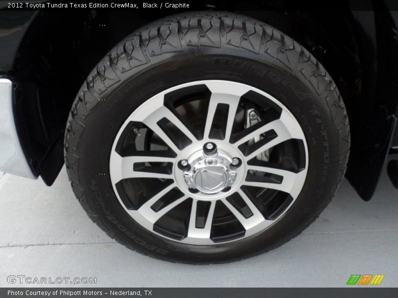 Black / Graphite 2012 Toyota Tundra Texas Edition CrewMax