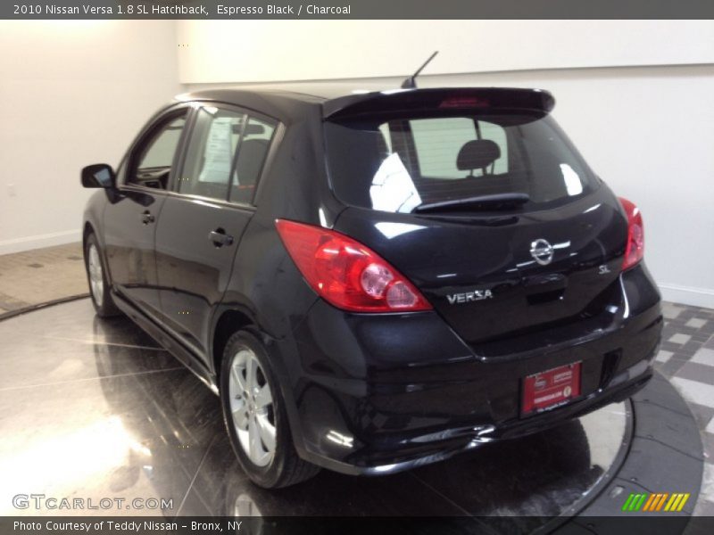 Espresso Black / Charcoal 2010 Nissan Versa 1.8 SL Hatchback