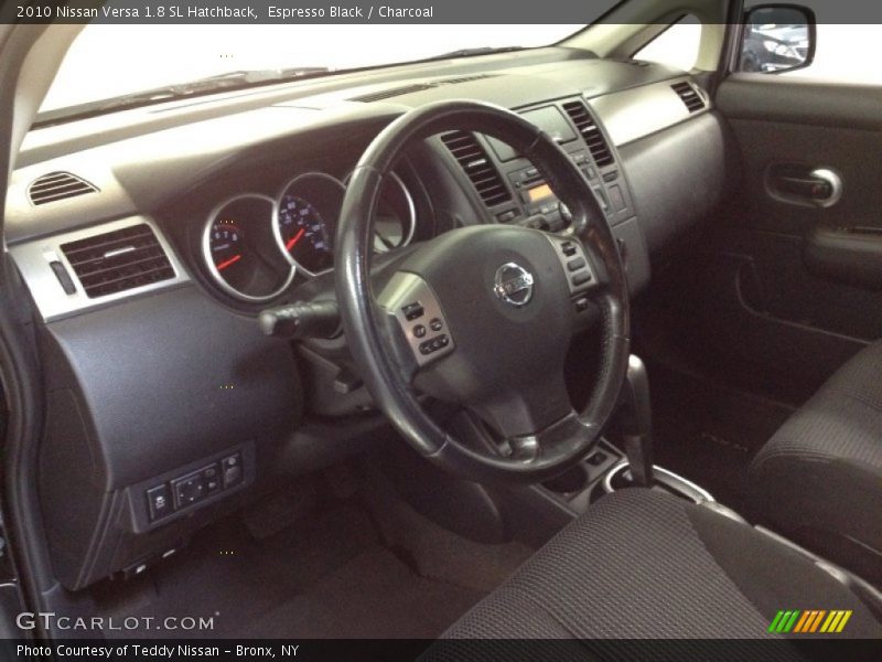 Espresso Black / Charcoal 2010 Nissan Versa 1.8 SL Hatchback