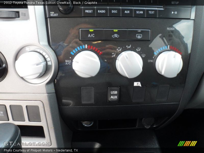 Black / Graphite 2012 Toyota Tundra Texas Edition CrewMax