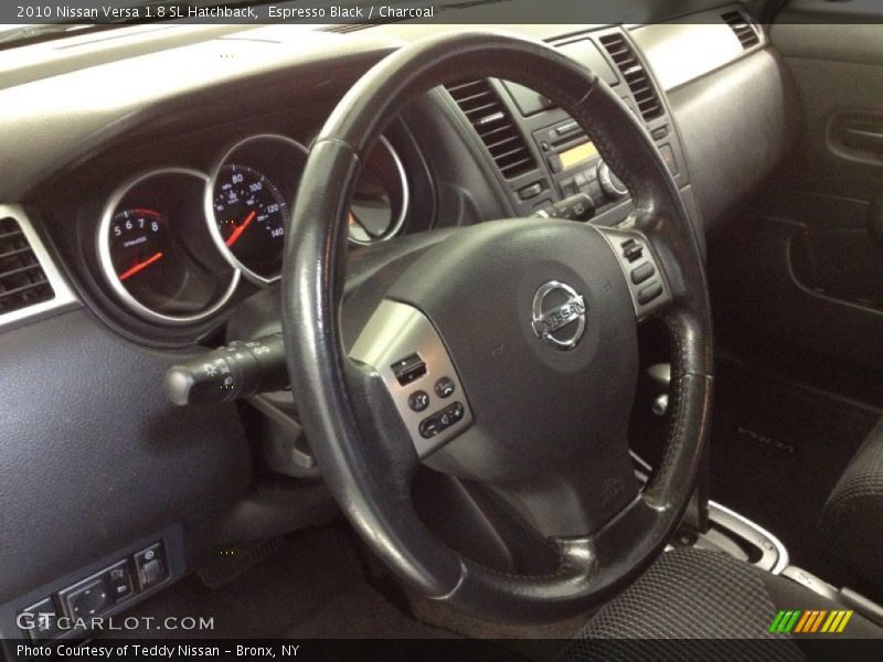 Espresso Black / Charcoal 2010 Nissan Versa 1.8 SL Hatchback