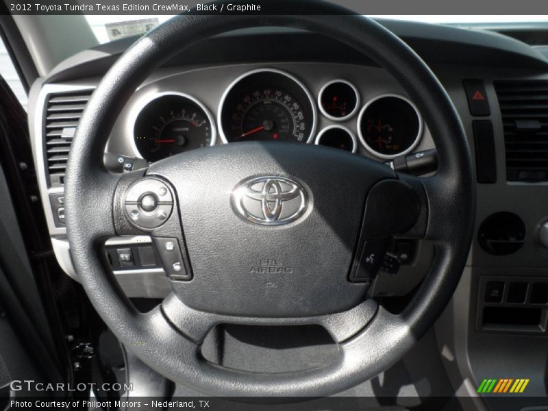 Black / Graphite 2012 Toyota Tundra Texas Edition CrewMax