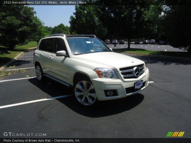 Arctic White / Black 2010 Mercedes-Benz GLK 350 4Matic