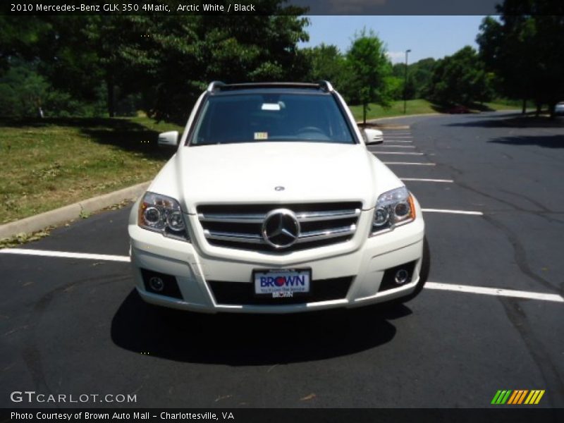 Arctic White / Black 2010 Mercedes-Benz GLK 350 4Matic
