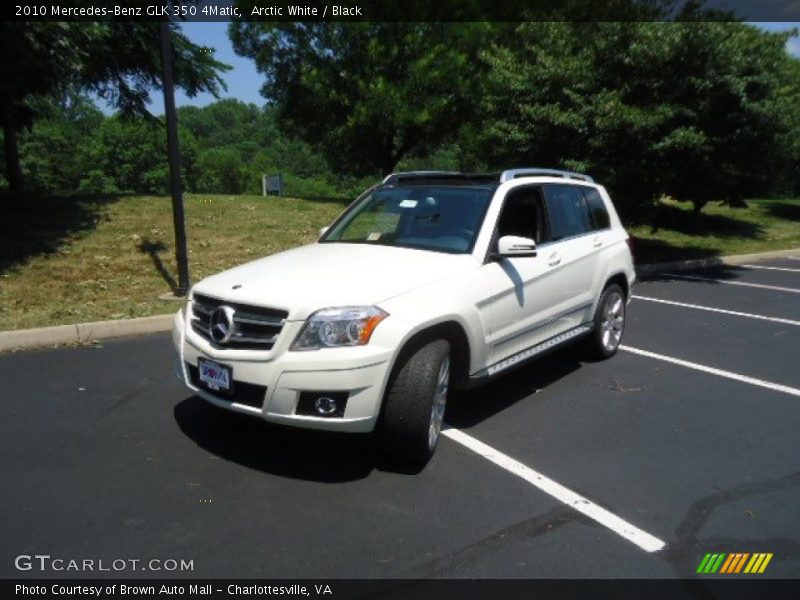 Arctic White / Black 2010 Mercedes-Benz GLK 350 4Matic