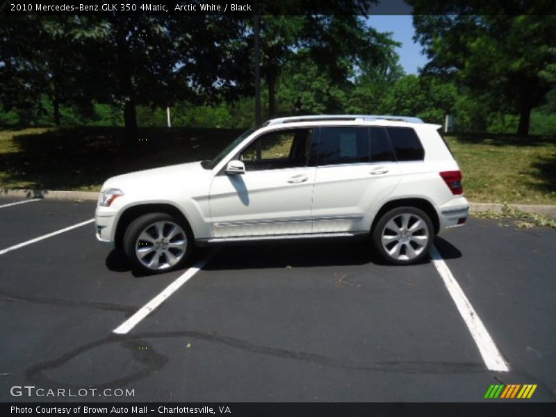 Arctic White / Black 2010 Mercedes-Benz GLK 350 4Matic