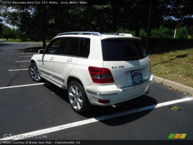 Arctic White / Black 2010 Mercedes-Benz GLK 350 4Matic