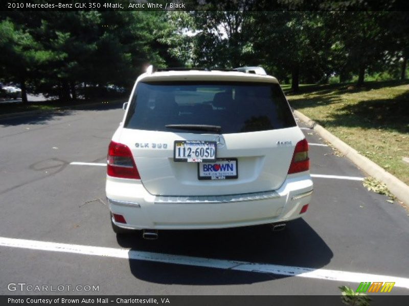 Arctic White / Black 2010 Mercedes-Benz GLK 350 4Matic