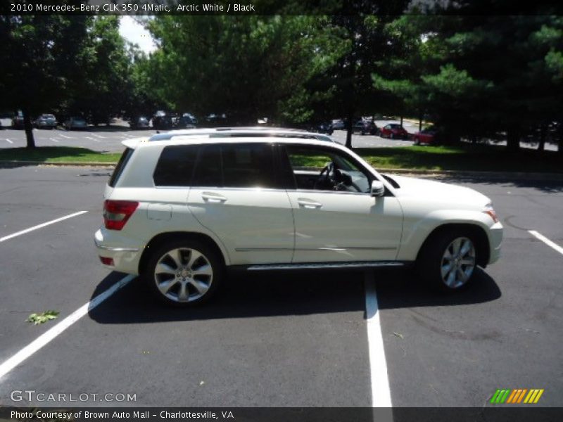 Arctic White / Black 2010 Mercedes-Benz GLK 350 4Matic