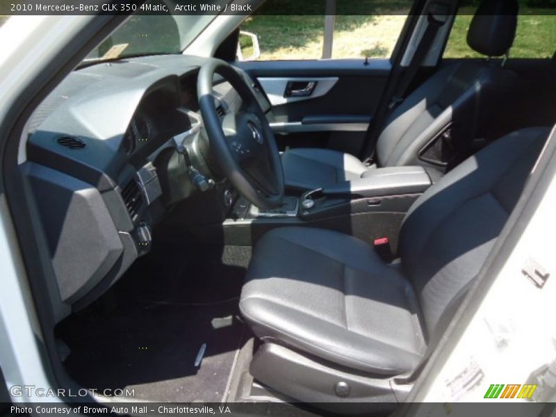 Arctic White / Black 2010 Mercedes-Benz GLK 350 4Matic