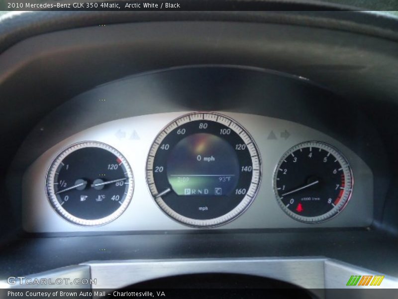 Arctic White / Black 2010 Mercedes-Benz GLK 350 4Matic
