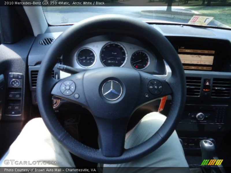 Arctic White / Black 2010 Mercedes-Benz GLK 350 4Matic