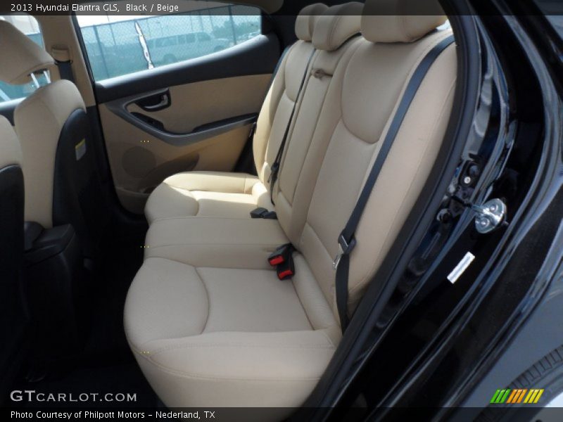 Black / Beige 2013 Hyundai Elantra GLS
