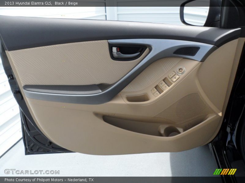 Black / Beige 2013 Hyundai Elantra GLS