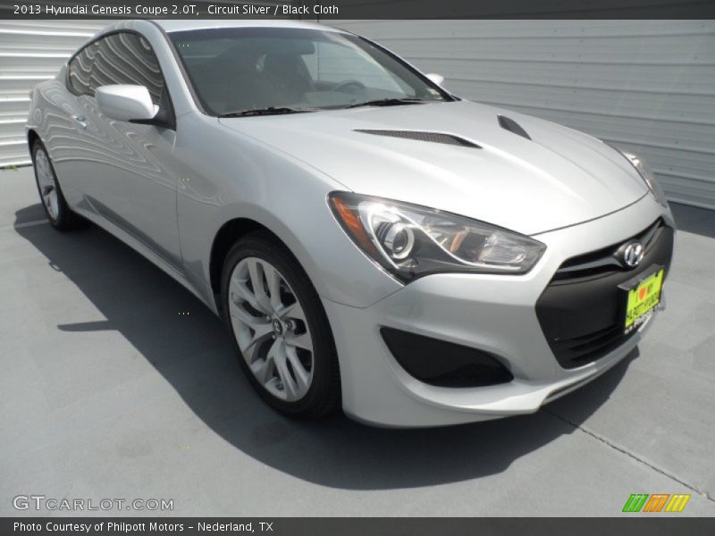 Front 3/4 View of 2013 Genesis Coupe 2.0T
