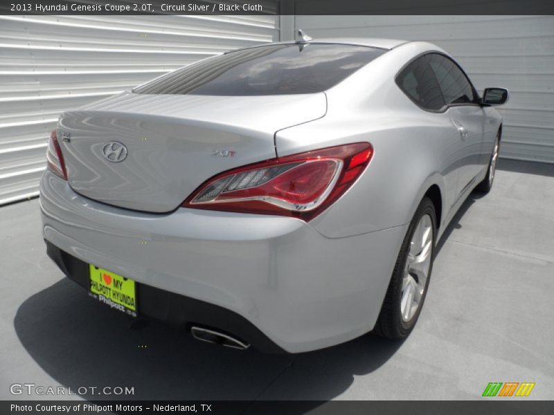 Circuit Silver / Black Cloth 2013 Hyundai Genesis Coupe 2.0T