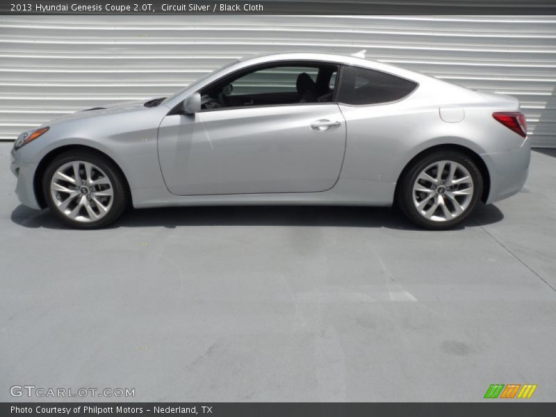  2013 Genesis Coupe 2.0T Circuit Silver