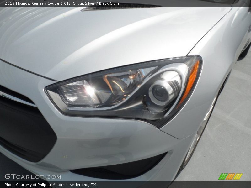 Circuit Silver / Black Cloth 2013 Hyundai Genesis Coupe 2.0T