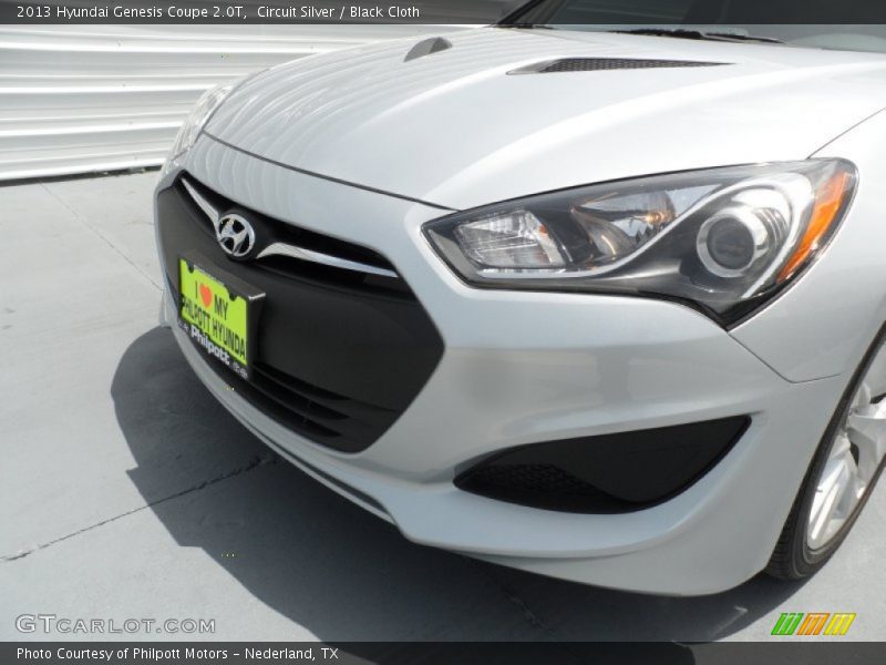 Circuit Silver / Black Cloth 2013 Hyundai Genesis Coupe 2.0T