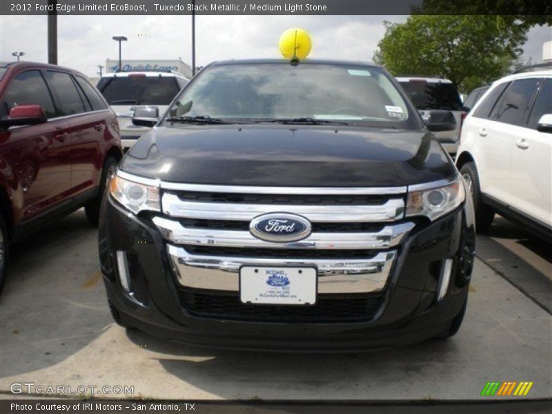 Tuxedo Black Metallic / Medium Light Stone 2012 Ford Edge Limited EcoBoost