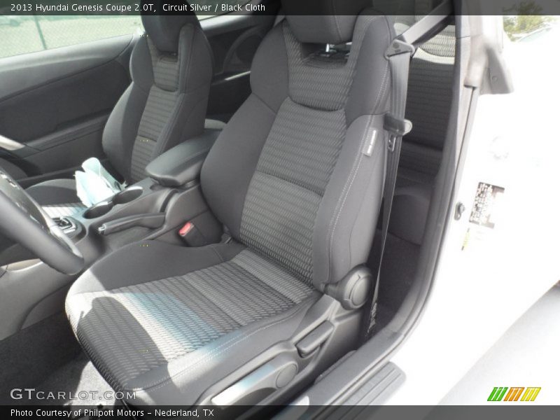 Front Seat of 2013 Genesis Coupe 2.0T