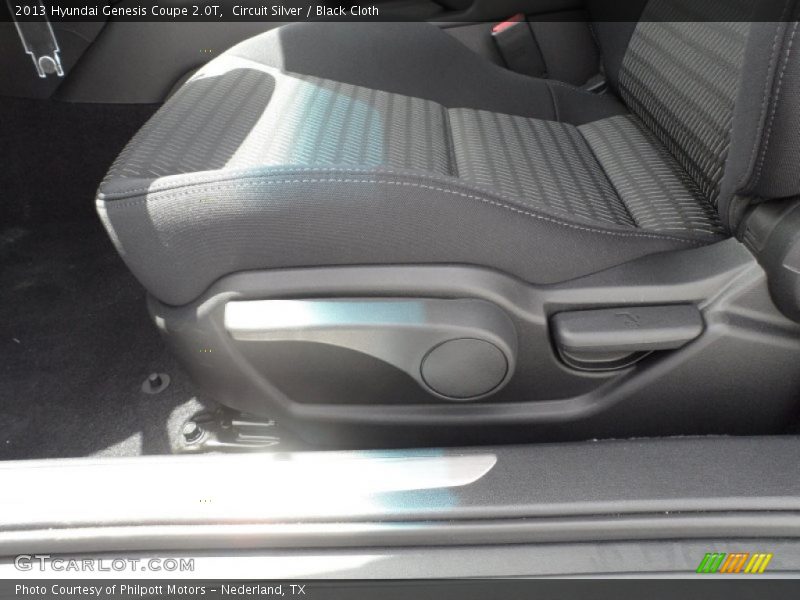 Front Seat of 2013 Genesis Coupe 2.0T