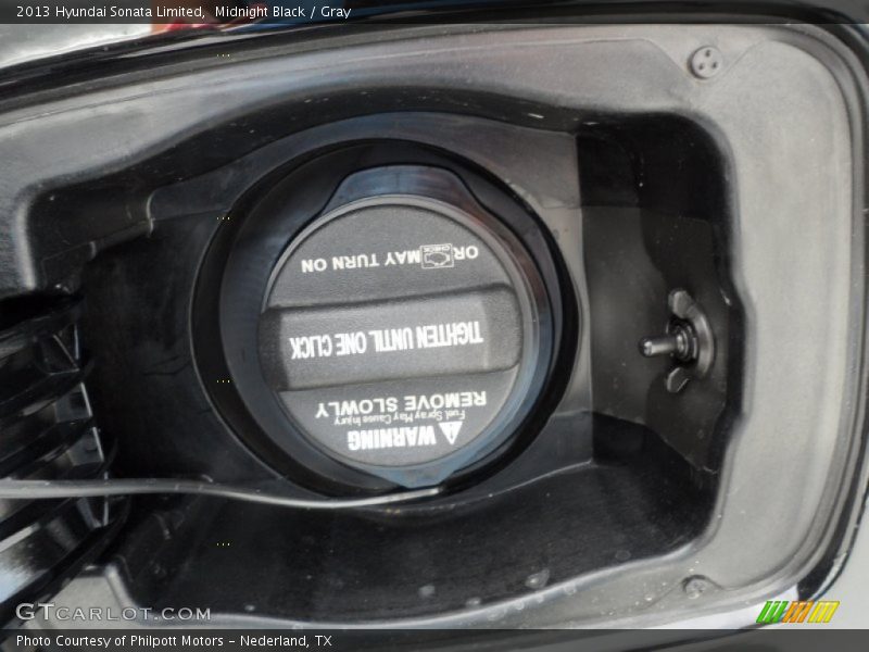Midnight Black / Gray 2013 Hyundai Sonata Limited