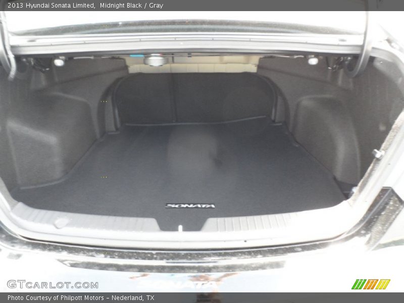 Midnight Black / Gray 2013 Hyundai Sonata Limited