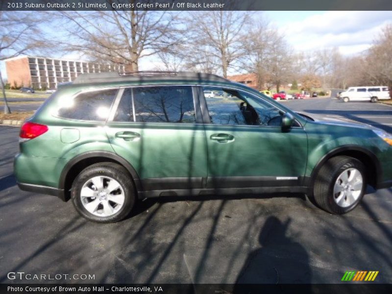 Cypress Green Pearl / Off Black Leather 2013 Subaru Outback 2.5i Limited