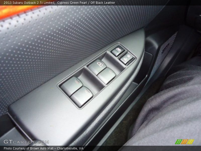 Cypress Green Pearl / Off Black Leather 2013 Subaru Outback 2.5i Limited