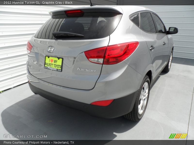 Graphite Gray / Black 2012 Hyundai Tucson GL