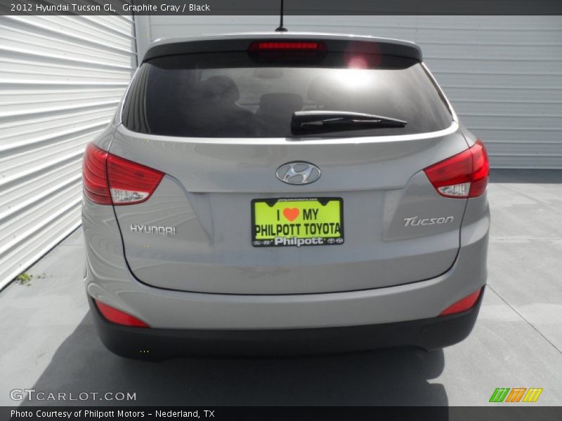 Graphite Gray / Black 2012 Hyundai Tucson GL