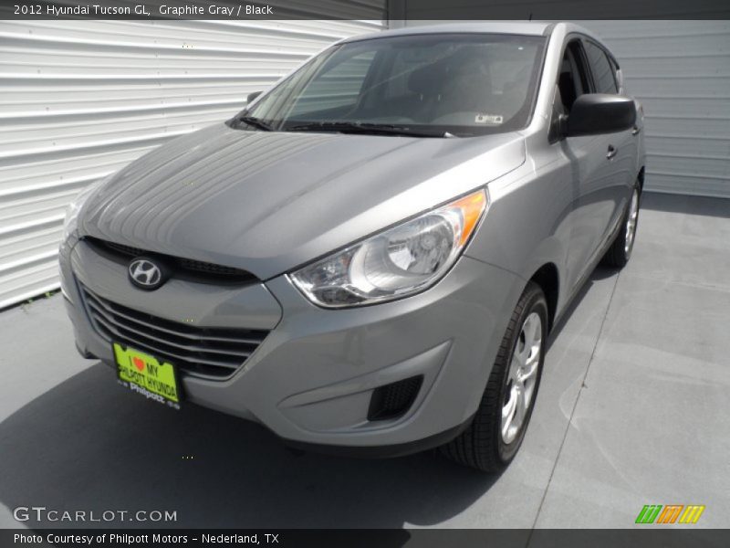 Graphite Gray / Black 2012 Hyundai Tucson GL