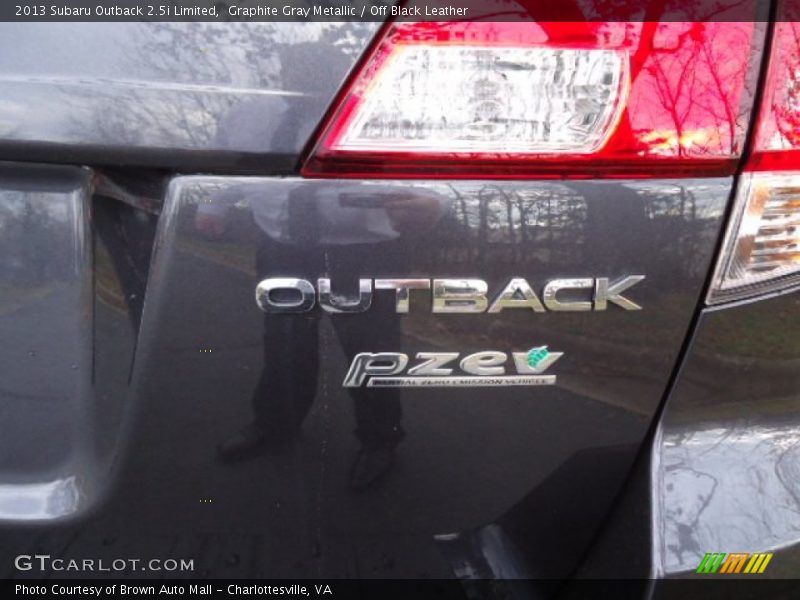 Graphite Gray Metallic / Off Black Leather 2013 Subaru Outback 2.5i Limited