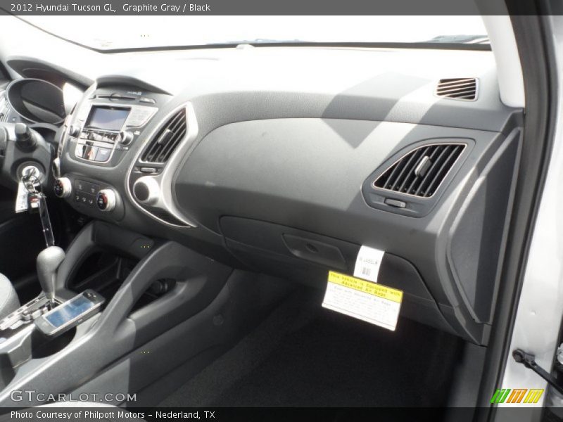 Graphite Gray / Black 2012 Hyundai Tucson GL